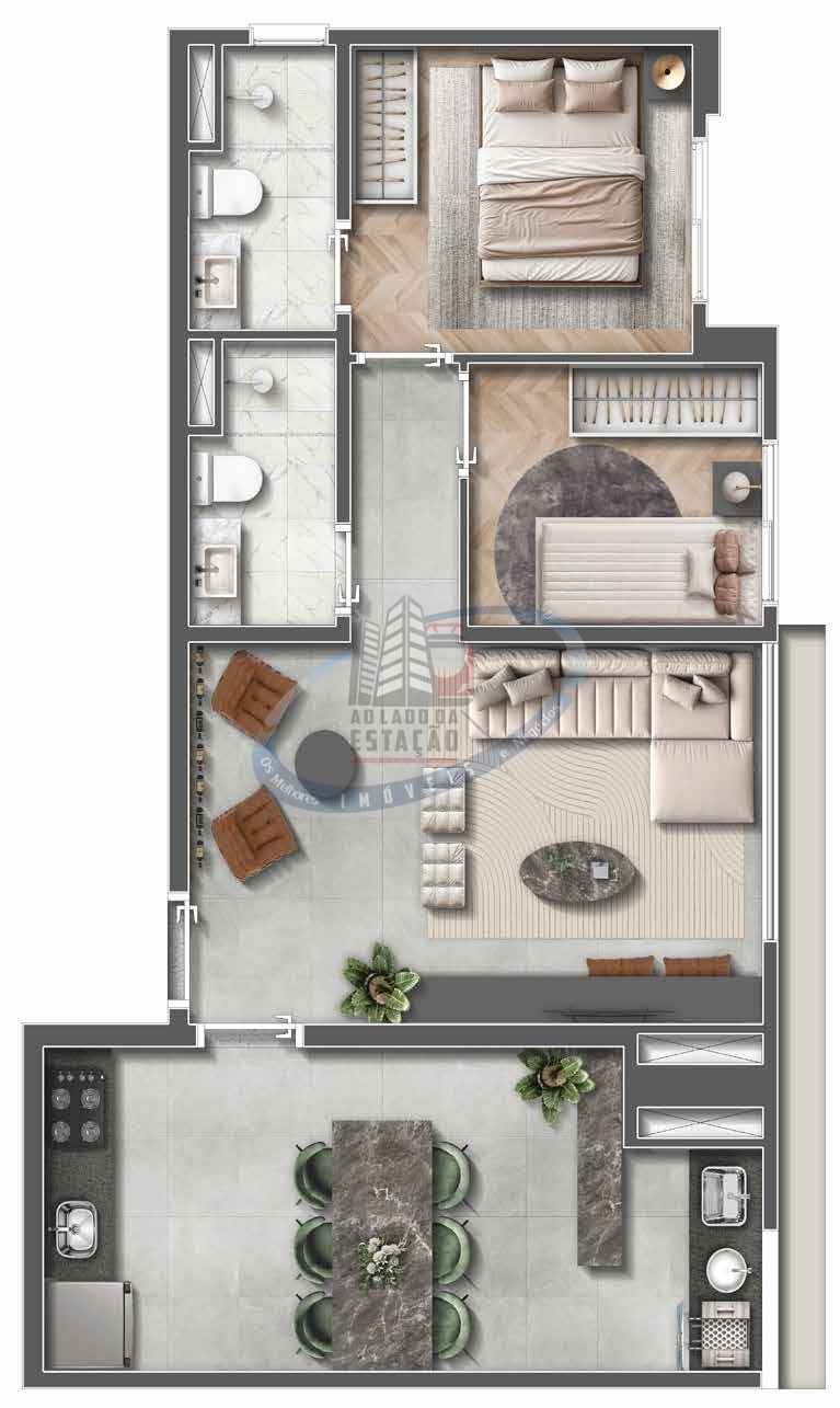 Cobertura, 2 quartos, 53 m² - Foto 22