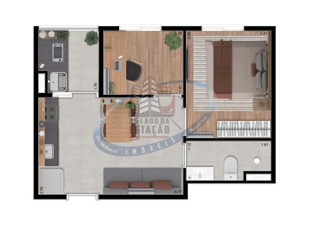 Apartamento, 2 quartos, 37 m² - Foto 22