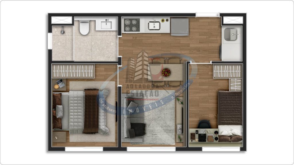 Apartamento, 2 quartos, 40 m² - Foto 22