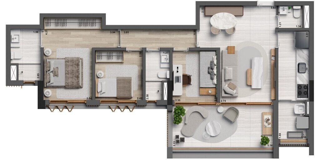 Apartamento, 3 quartos, 132 m² - Foto 26