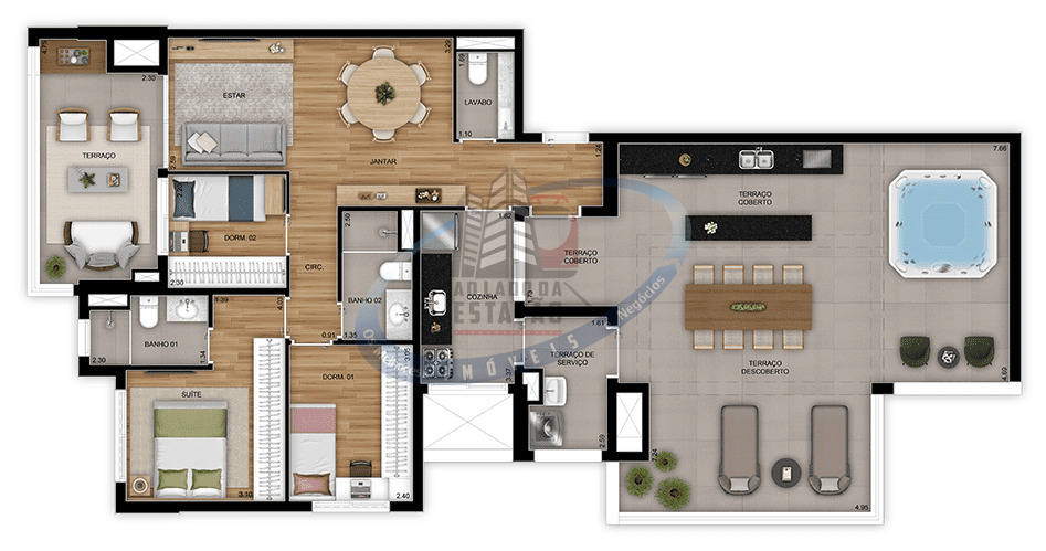 Apartamento, 2 quartos, 66 m² - Foto 24