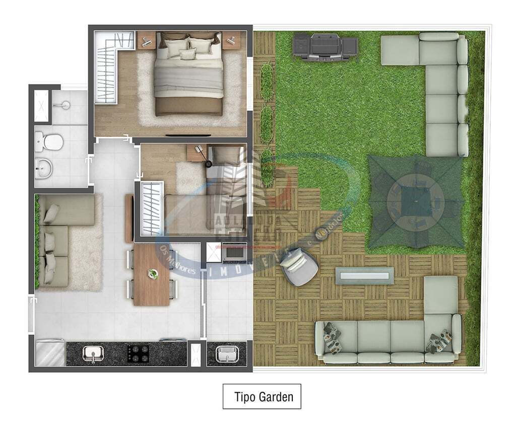 Apartamento, 2 quartos, 37 m² - Foto 35