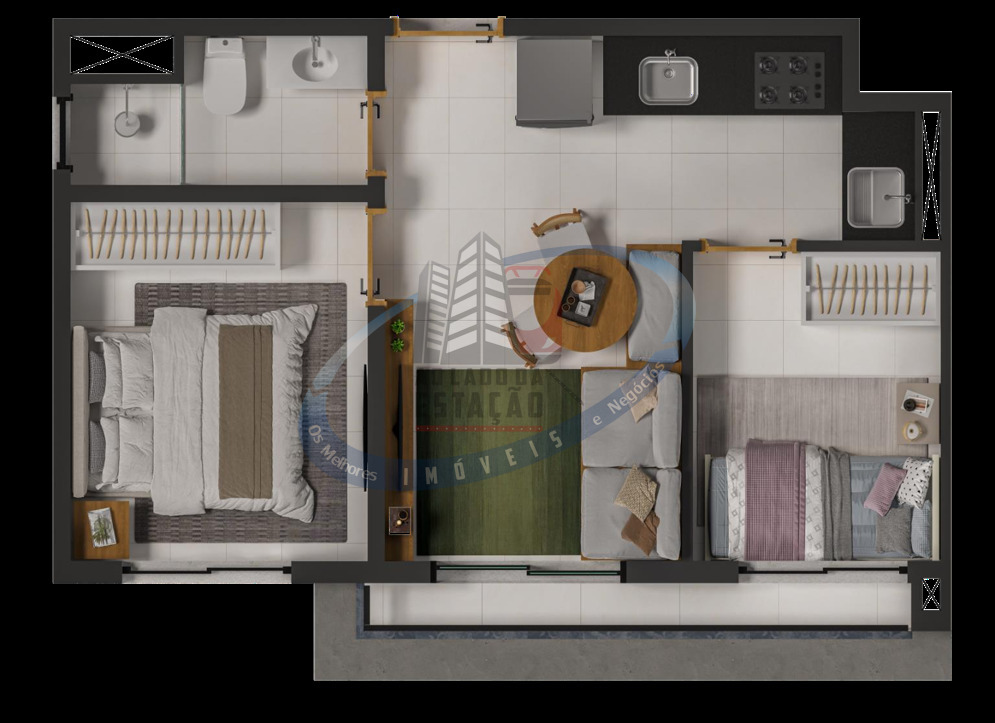 Apartamento, 2 quartos, 34 m² - Foto 19