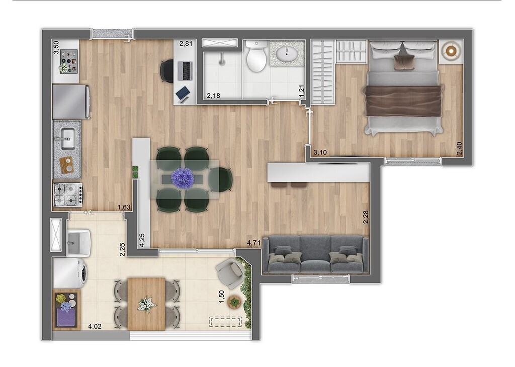 Apartamento, 2 quartos, 44 m² - Foto 23