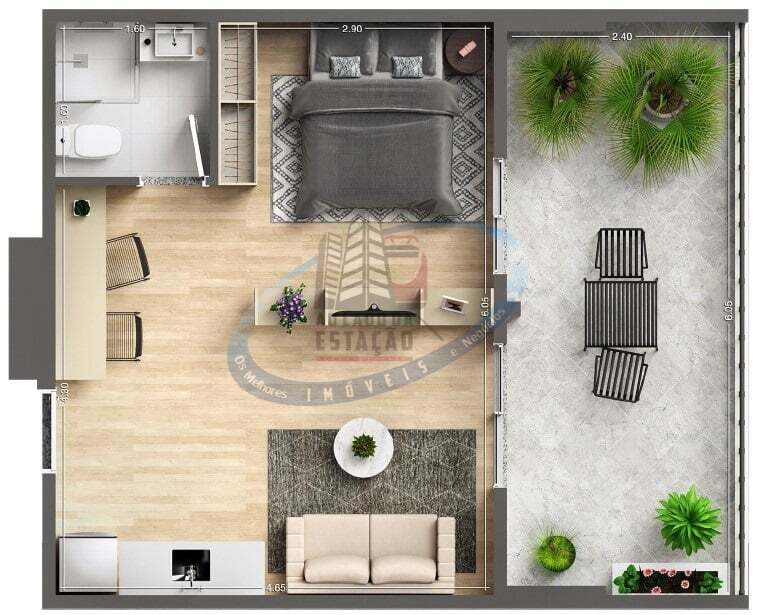 Apartamento, 1 quarto, 39 m² - Foto 16