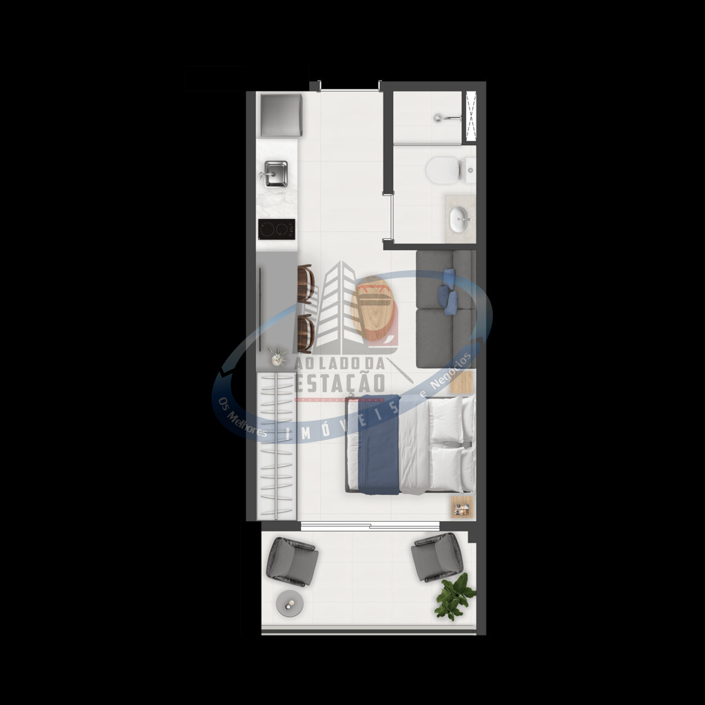 Apartamento, 1 quarto, 25 m² - Foto 40
