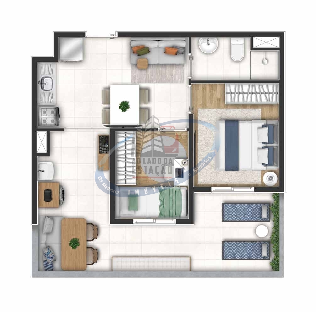 Apartamento, 2 quartos, 32 m² - Foto 21