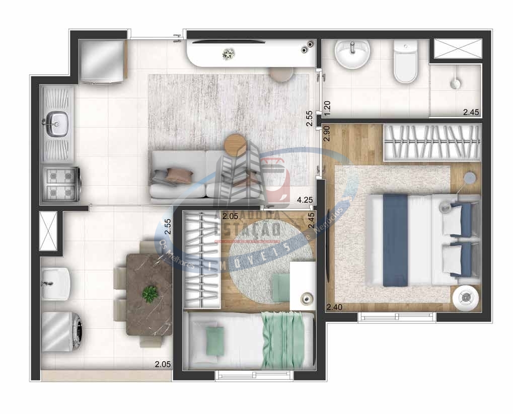 Apartamento, 2 quartos, 32 m² - Foto 18