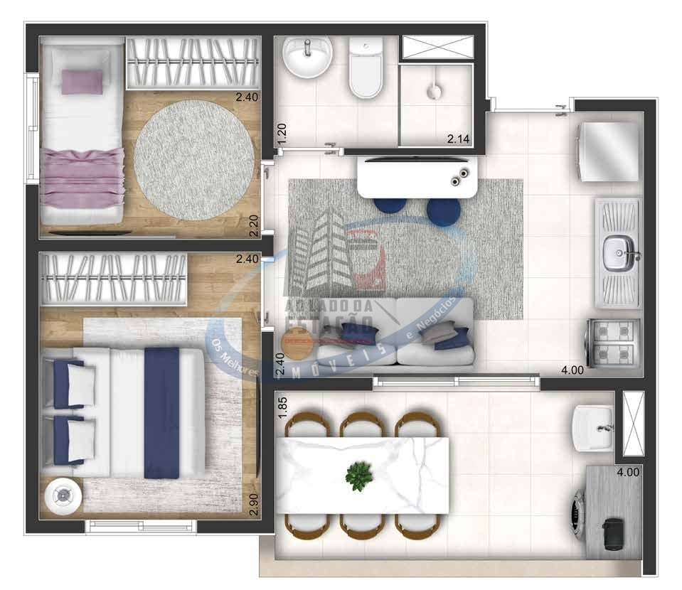 Apartamento, 2 quartos, 32 m² - Foto 20