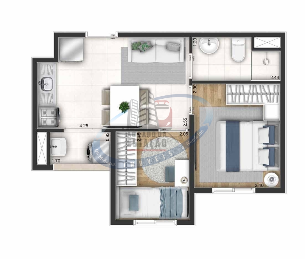 Apartamento, 2 quartos, 32 m² - Foto 16