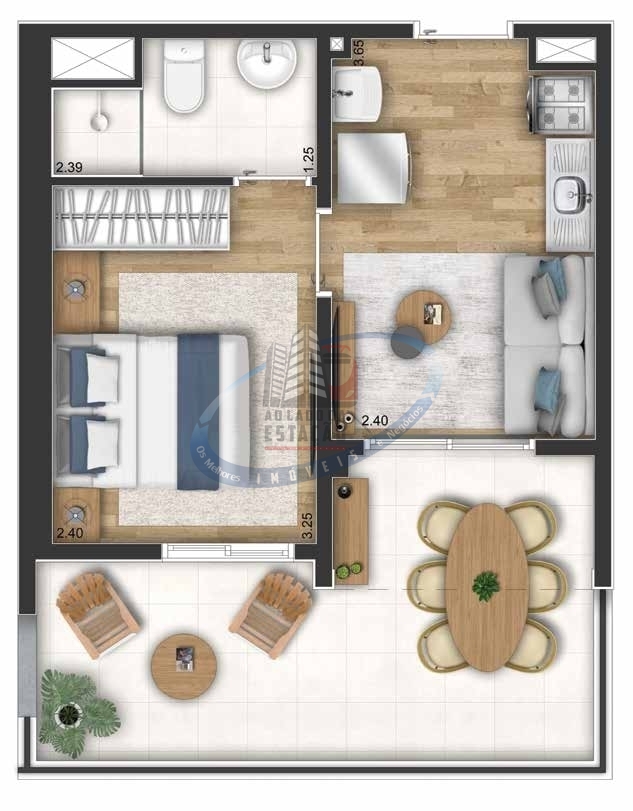 Apartamento, 2 quartos, 32 m² - Foto 19