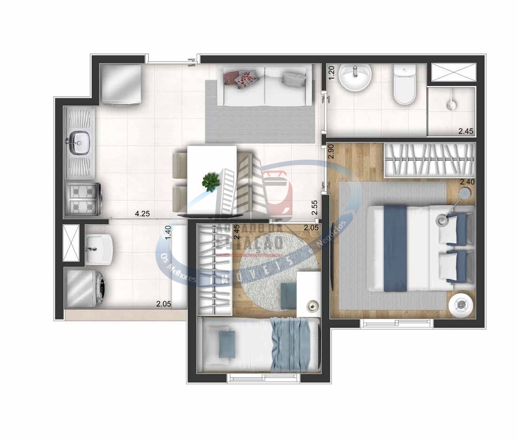 Apartamento, 2 quartos, 32 m² - Foto 17