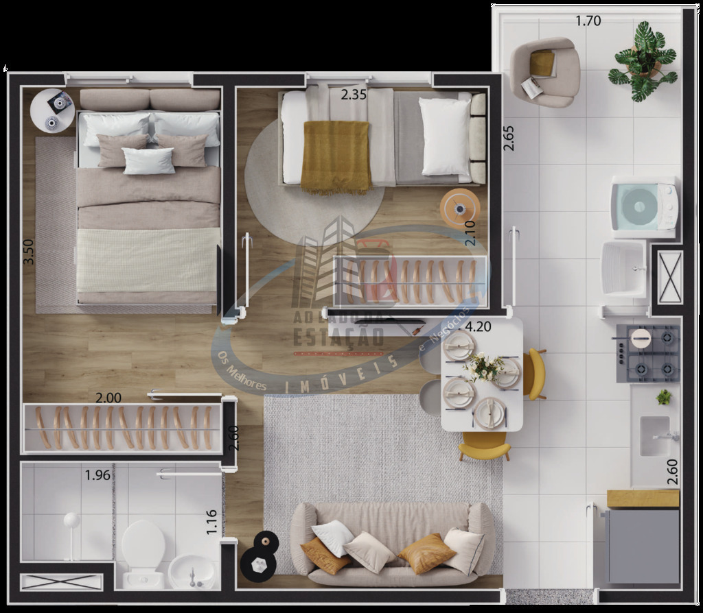Apartamento à venda com 2 quartos, 33m² - Foto 18