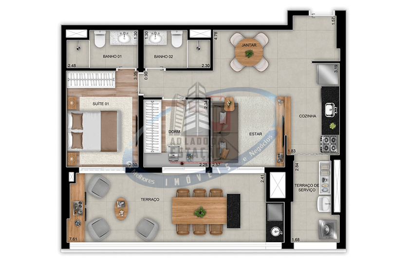 Apartamento, 2 quartos, 75 m² - Foto 26