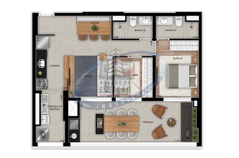 Apartamento, 2 quartos, 75 m² - Foto 25
