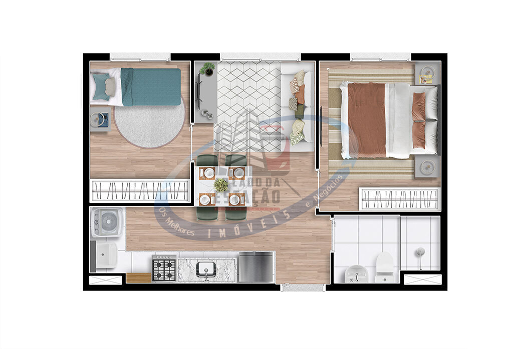 Apartamento, 1 quarto, 33 m² - Foto 14