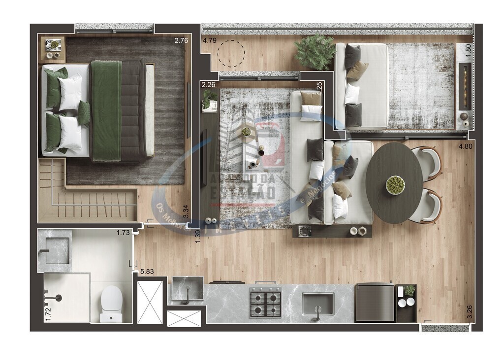Apartamento, 2 quartos, 39 m² - Foto 18
