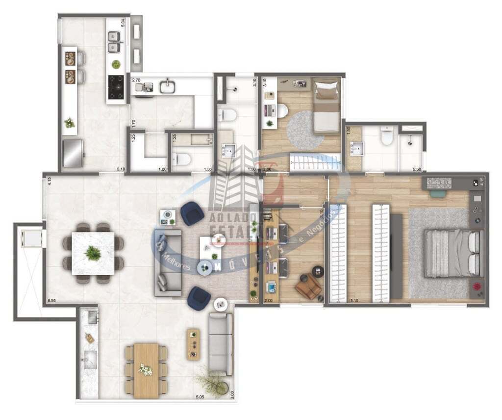 Apartamento, 3 quartos, 121 m² - Foto 26