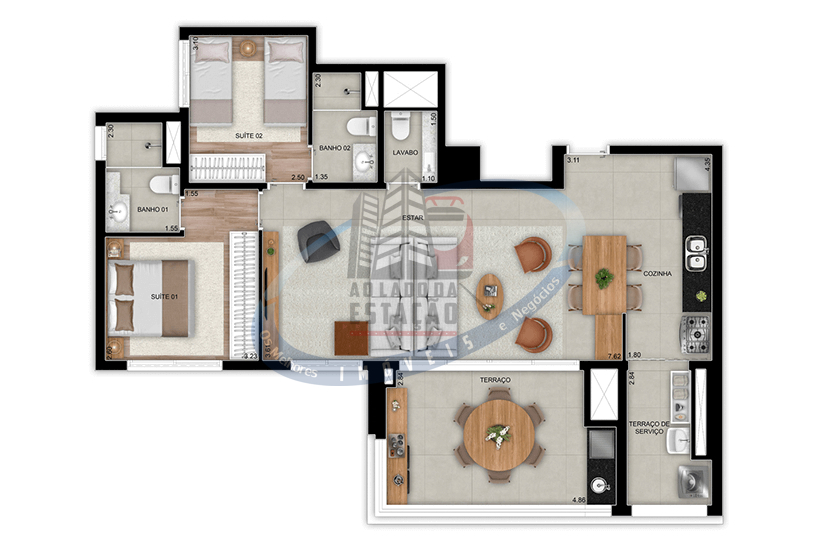 Apartamento, 3 quartos, 95 m² - Foto 26