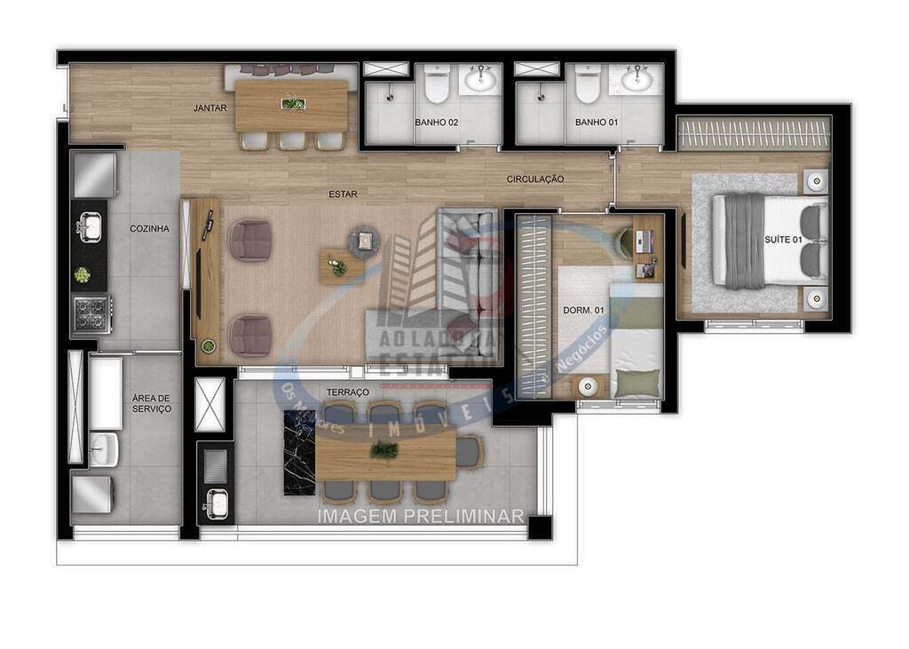 Apartamento à venda com 3 quartos, 84m² - Foto 29