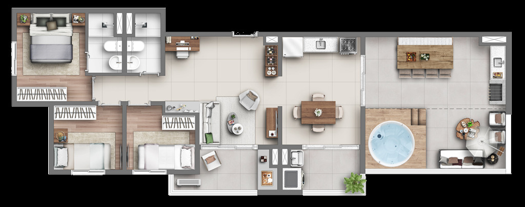 Apartamento, 2 quartos, 41 m² - Foto 33