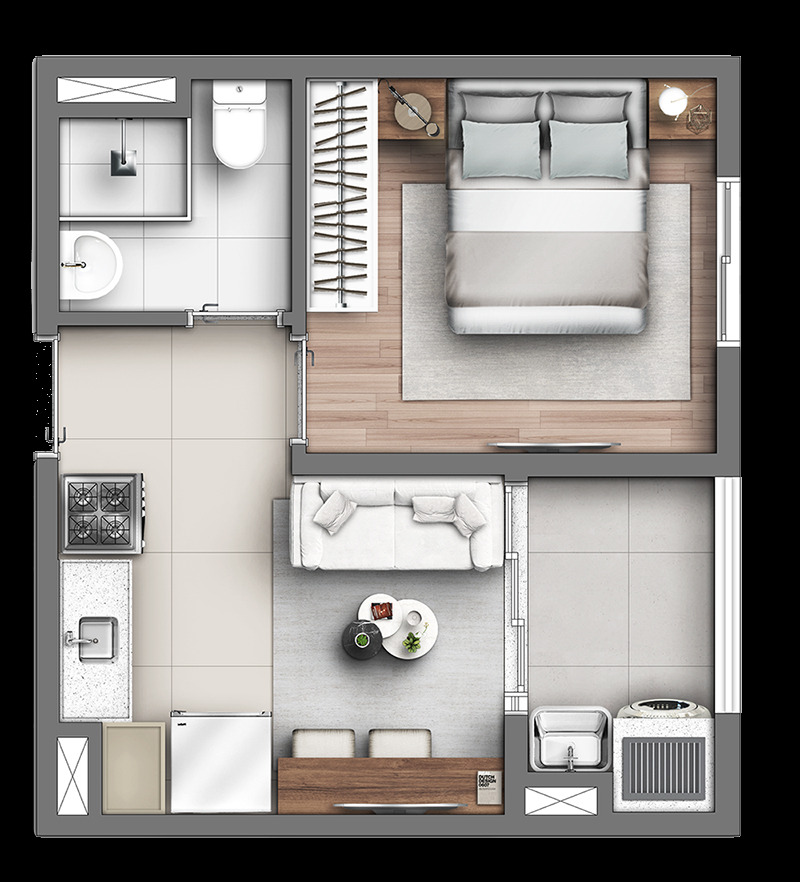 Apartamento, 2 quartos, 41 m² - Foto 24