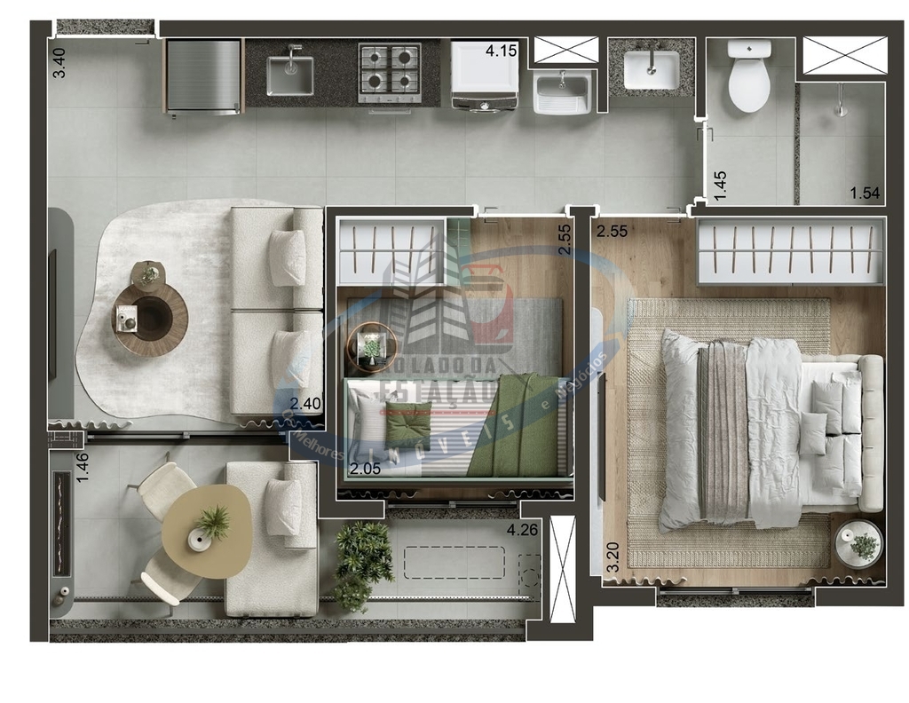 Apartamento, 2 quartos, 38 m² - Foto 26