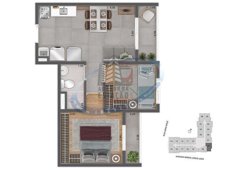 Apartamento, 1 quarto, 28 m² - Foto 27