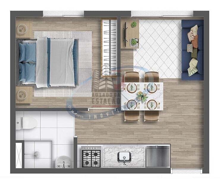 Apartamento, 1 quarto, 26 m² - Foto 21