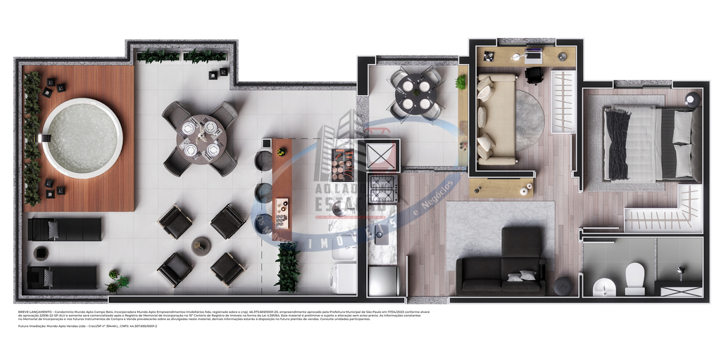 Cobertura, 2 quartos, 67 m² - Foto 23