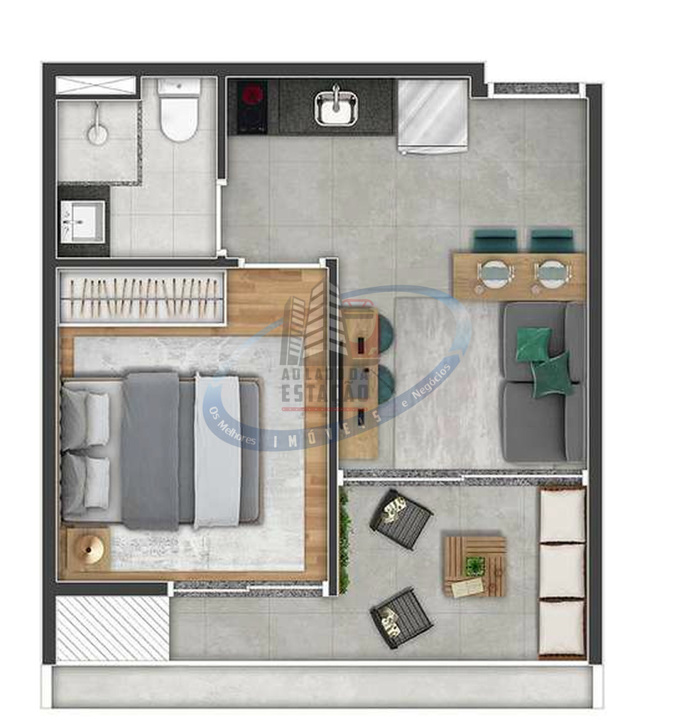 Apartamento, 1 quarto, 25 m² - Foto 25