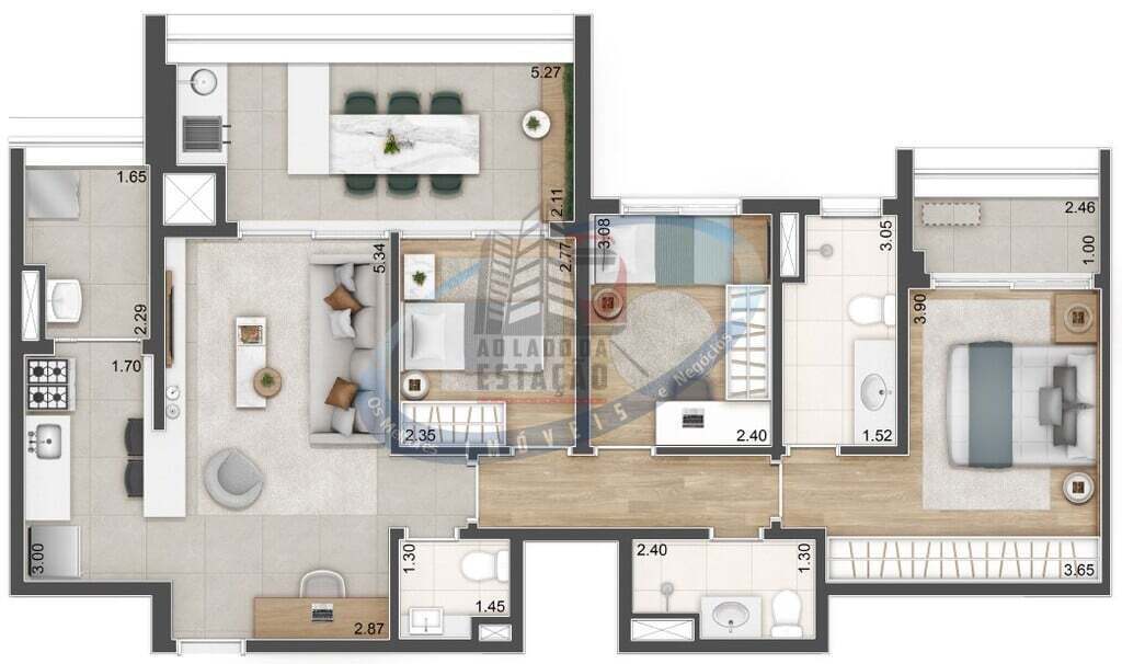 Apartamento, 3 quartos, 95 m² - Foto 19