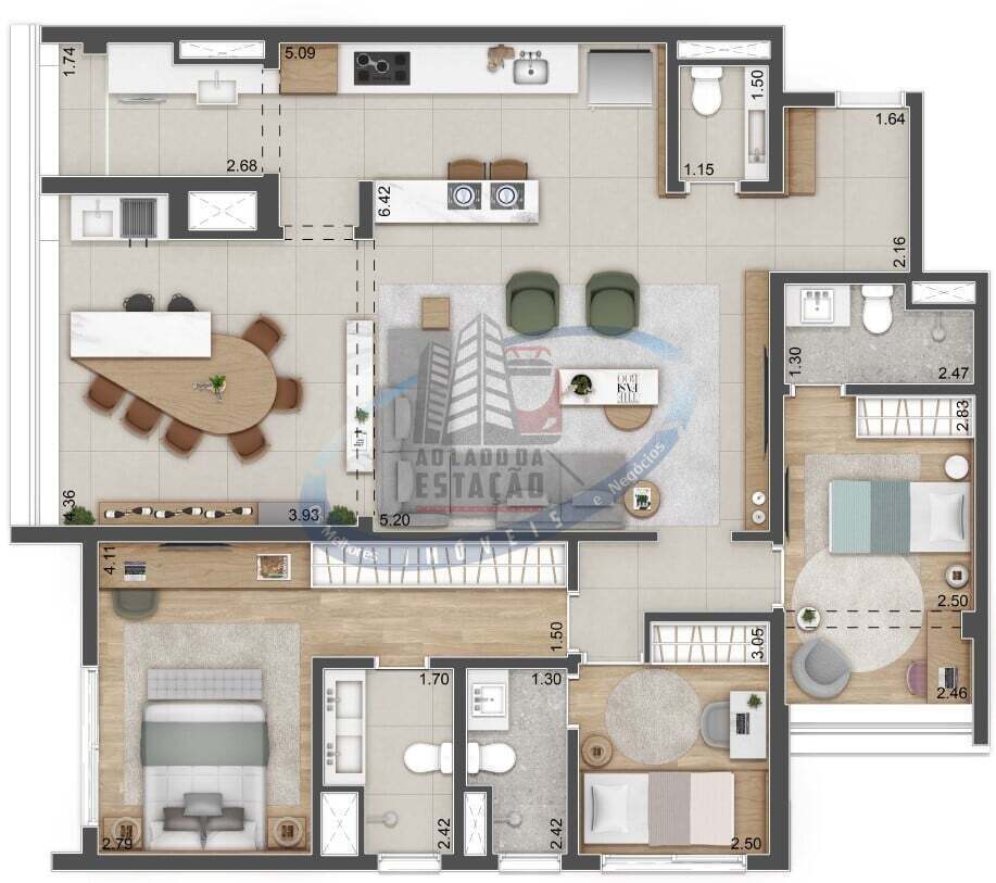 Apartamento, 3 quartos, 95 m² - Foto 18