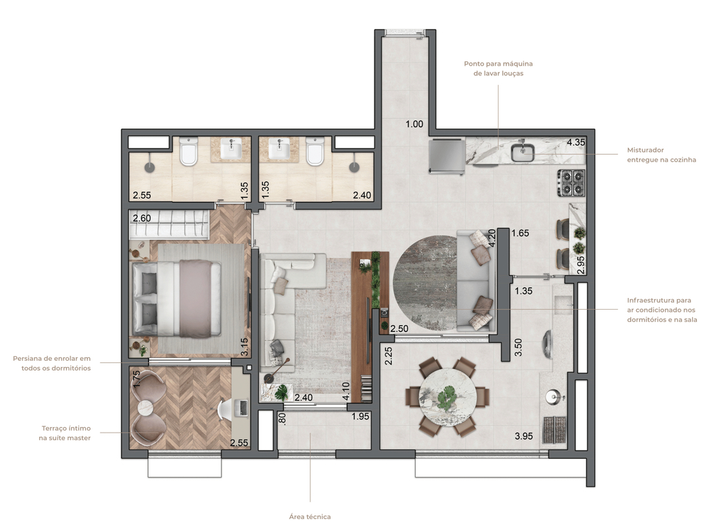 Apartamento, 2 quartos, 66 m² - Foto 20