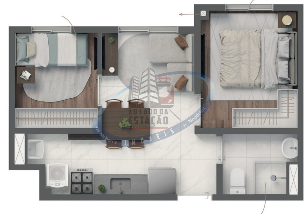 Apartamento, 2 quartos, 34 m² - Foto 19