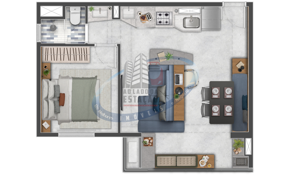 Apartamento, 2 quartos, 37 m² - Foto 39