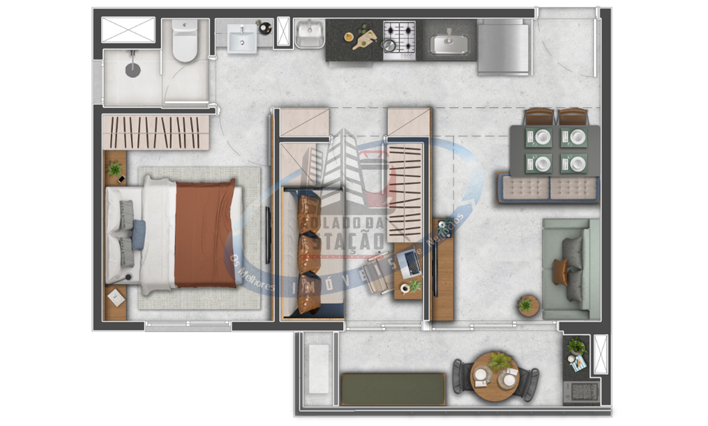 Apartamento, 2 quartos, 37 m² - Foto 38