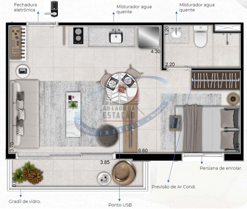 Apartamento, 1 quarto, 31 m² - Foto 16