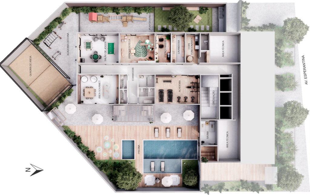 Apartamento, 2 quartos, 34 m² - Foto 42