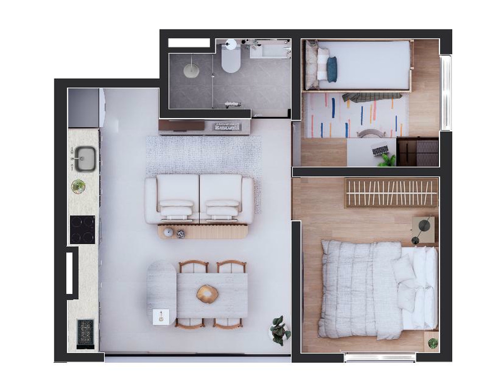 Apartamento, 2 quartos, 34 m² - Foto 46