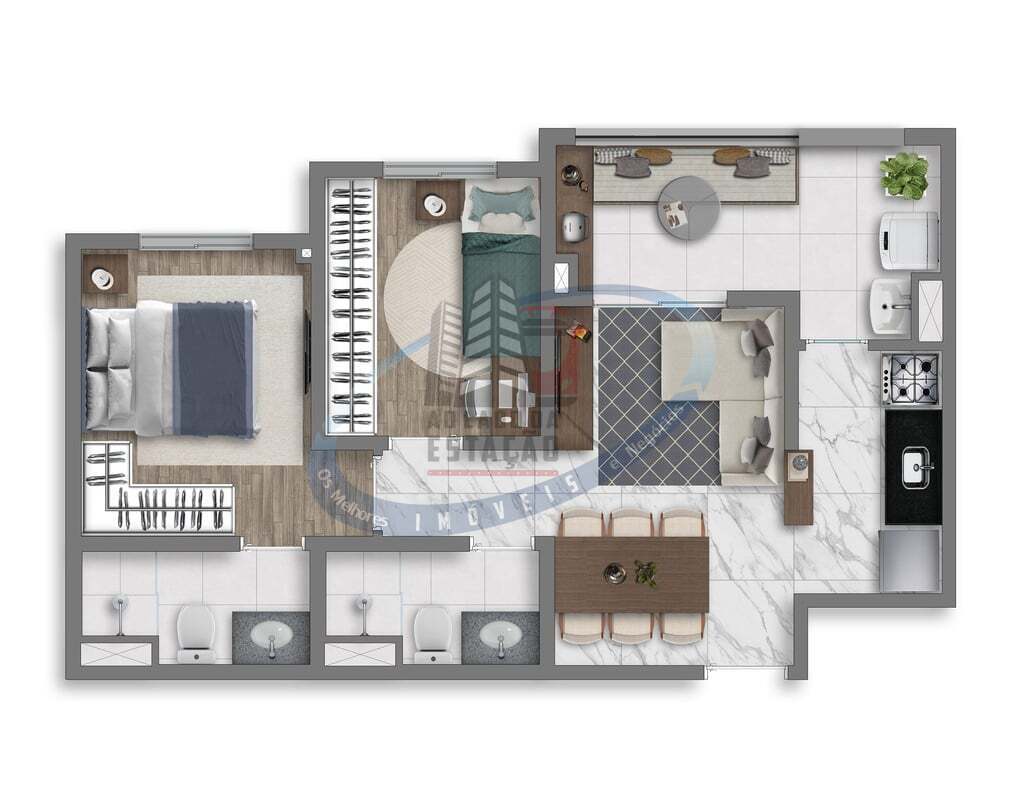 Apartamento, 2 quartos, 48 m² - Foto 18