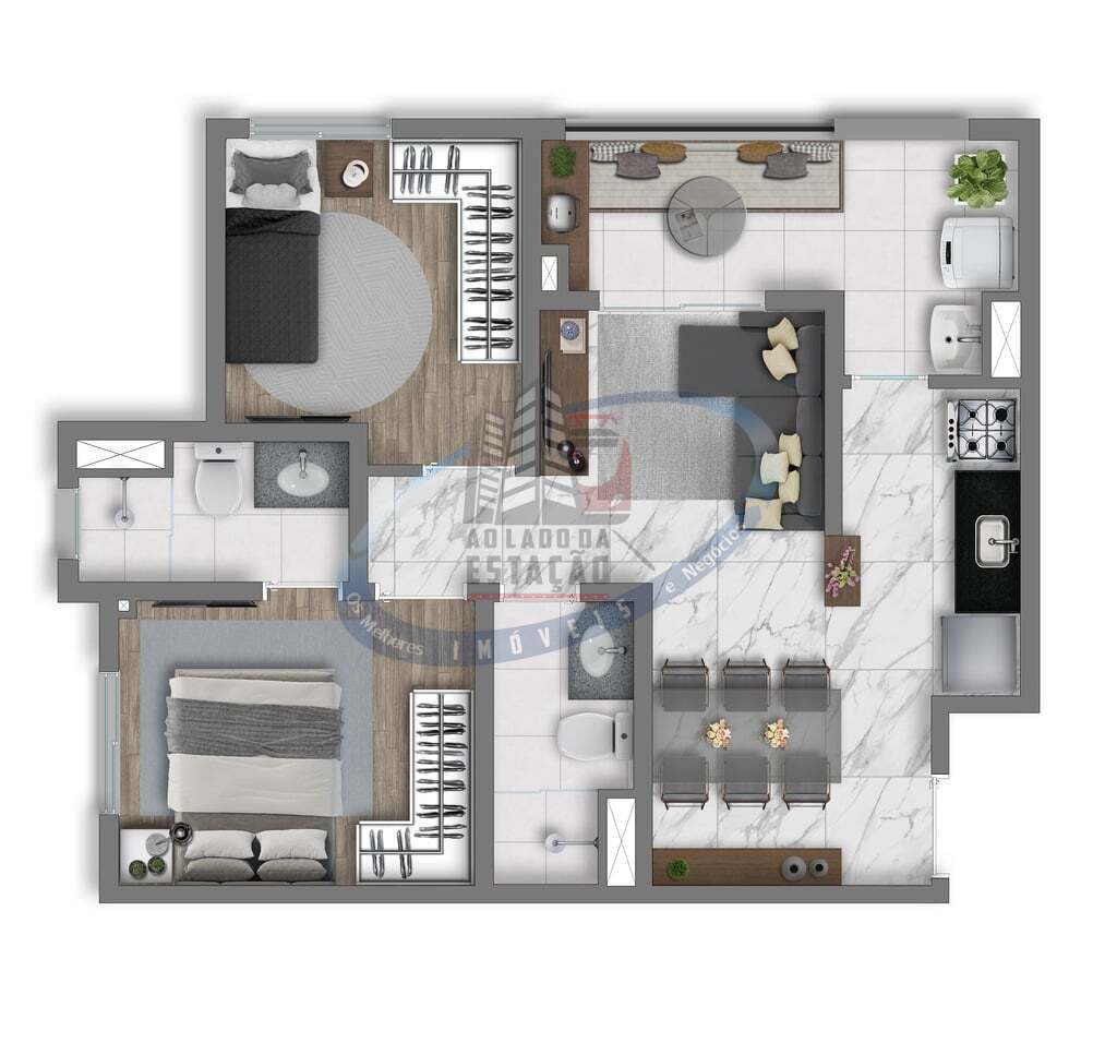 Apartamento, 2 quartos, 48 m² - Foto 19