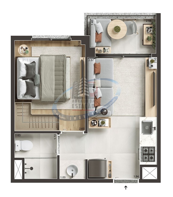 Apartamento, 1 quarto, 29 m² - Foto 25