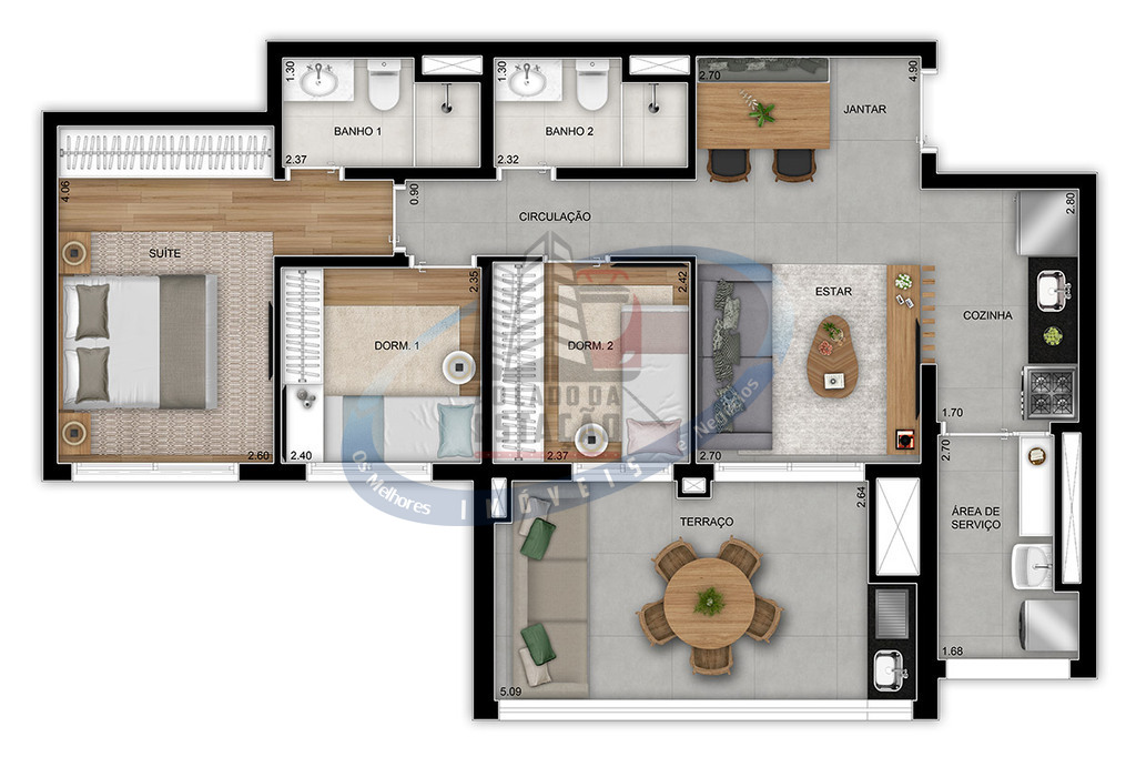 Apartamento, 3 quartos, 81 m² - Foto 25