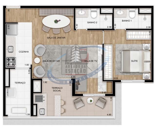 Apartamento, 3 quartos, 79 m² - Foto 23