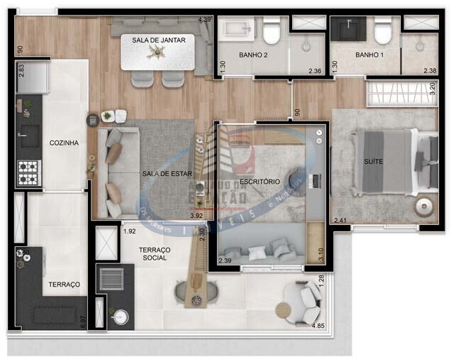 Apartamento, 3 quartos, 79 m² - Foto 24