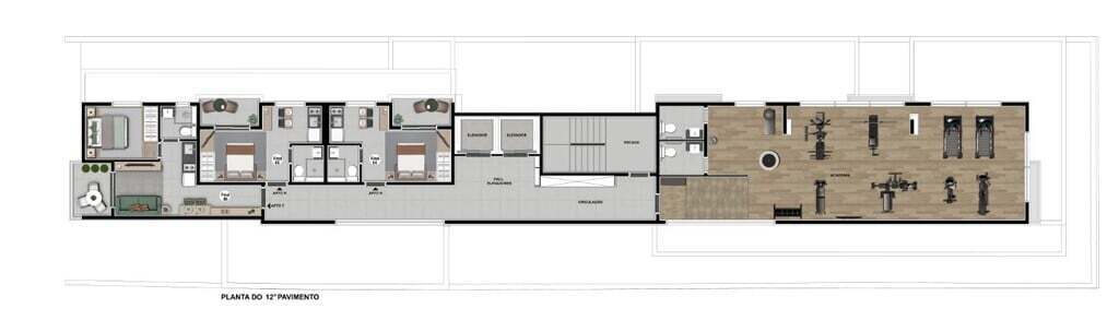 Apartamento, 1 quarto, 33 m² - Foto 17