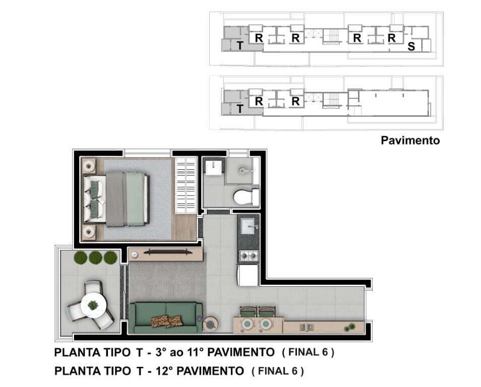 Apartamento, 1 quarto, 33 m² - Foto 25