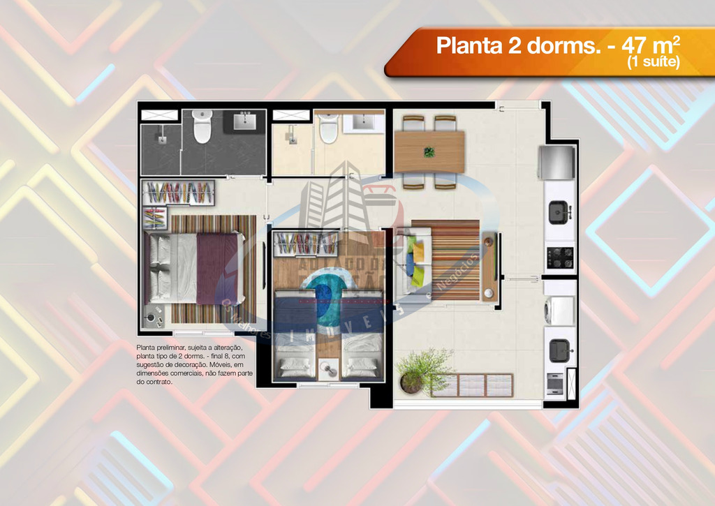 Apartamento, 2 quartos, 47 m² - Foto 19