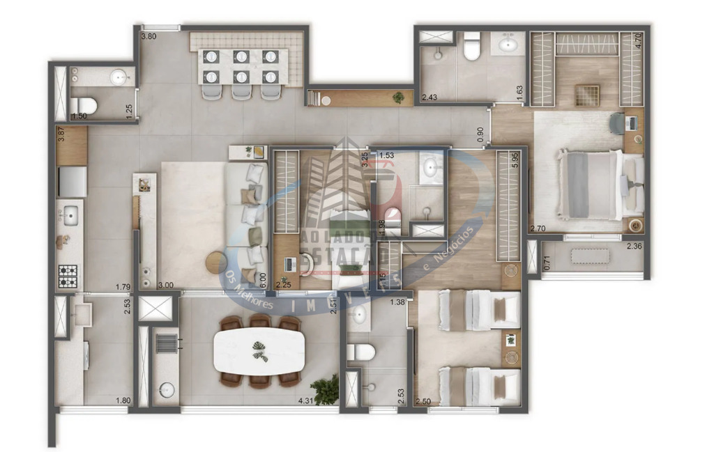 Apartamento, 4 quartos, 125 m² - Foto 19